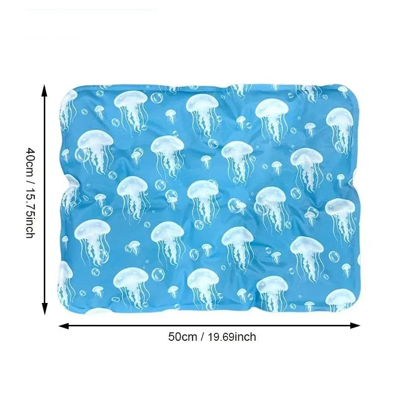 1PC Dog Cat Cooling Mat Summer Pet Ice Pad Non Toxic Self Cooling Gel Mat For Indoor Car Sofa Bed Relief