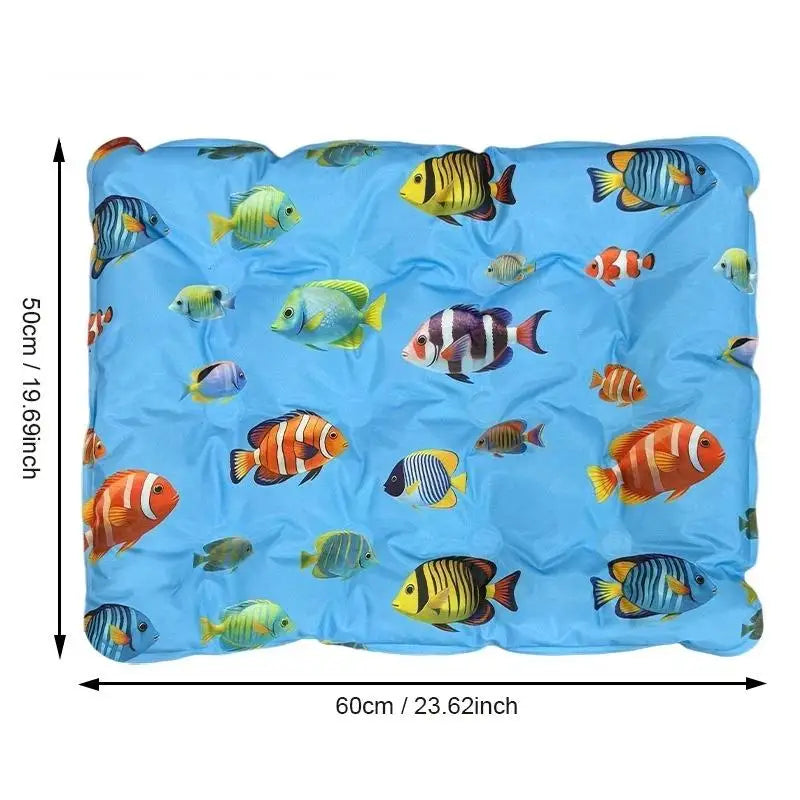1PC Dog Cat Cooling Mat Summer Pet Ice Pad Non Toxic Self Cooling Gel Mat For Indoor Car Sofa Bed Relief