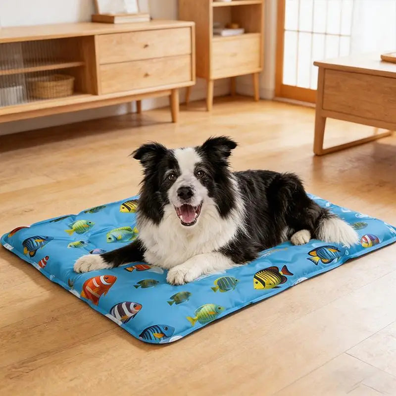 1PC Dog Cat Cooling Mat Summer Pet Ice Pad Non Toxic Self Cooling Gel Mat For Indoor Car Sofa Bed Relief