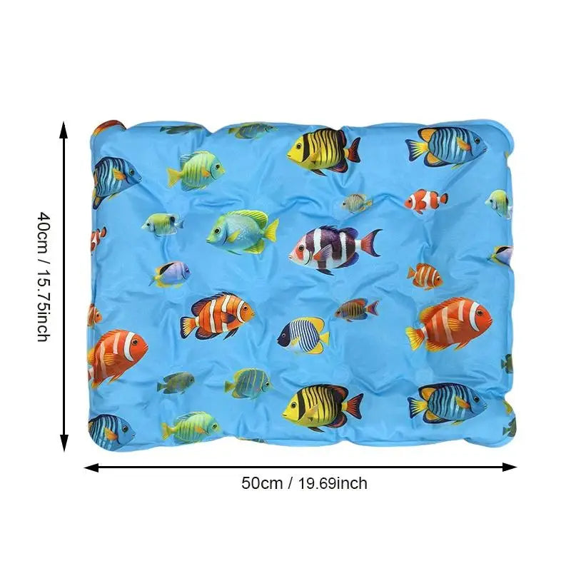 1PC Dog Cat Cooling Mat Summer Pet Ice Pad Non Toxic Self Cooling Gel Mat For Indoor Car Sofa Bed Relief