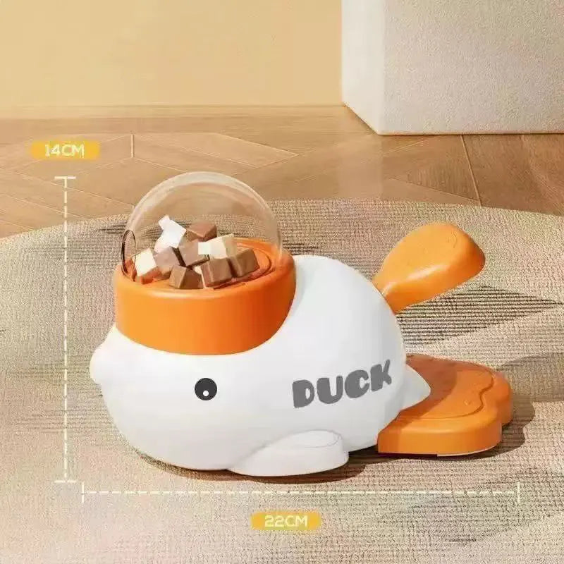 Interactive Toys Treat Dispenser for Dogs and Cats  2-in-1 Whale Slow Feeder Puzzle Toy Treat Dispenser Engaging Treat Launcher