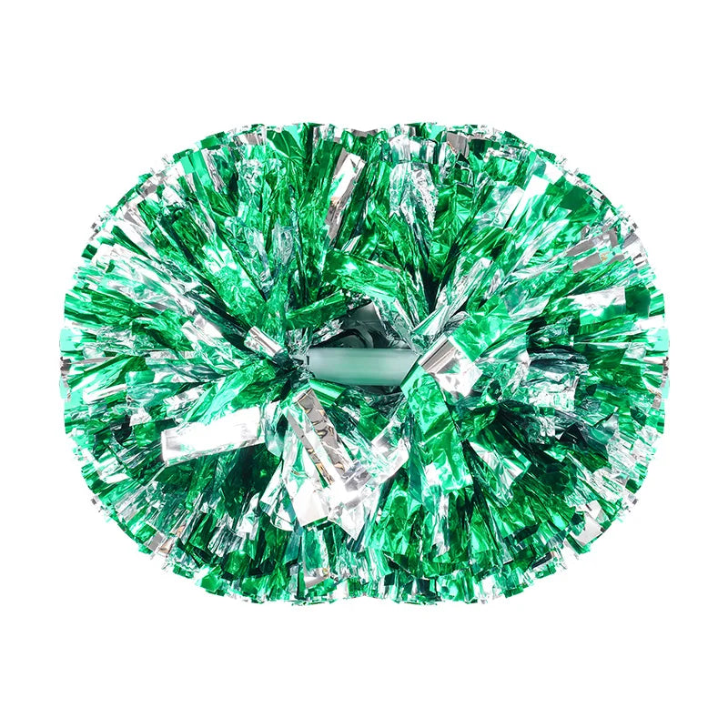 6 Inch PET Handle Cheerleading Pompoms Performance Competition Durable Handheld Flower Pom Poms