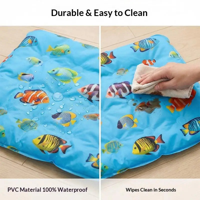 1PC Dog Cat Cooling Mat Summer Pet Ice Pad Non Toxic Self Cooling Gel Mat For Indoor Car Sofa Bed Relief