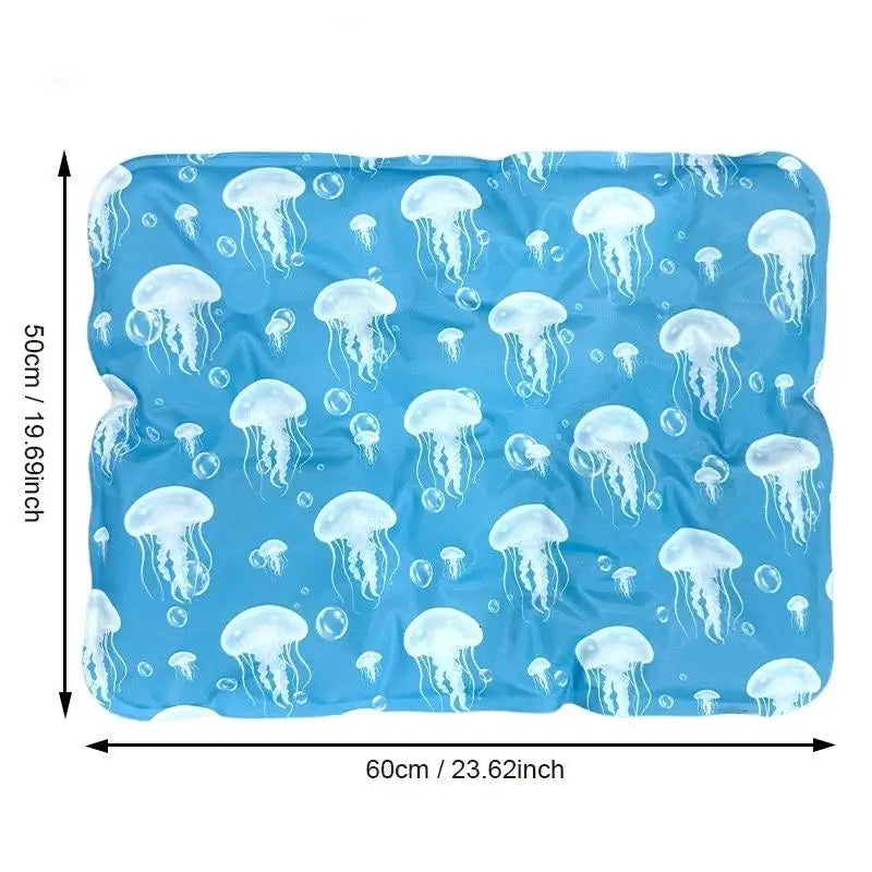1PC Dog Cat Cooling Mat Summer Pet Ice Pad Non Toxic Self Cooling Gel Mat For Indoor Car Sofa Bed Relief