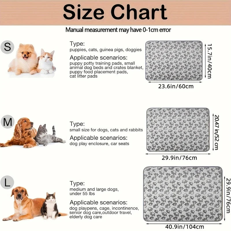 High-quality soft and fluffy pet blanket, cute cartoon pattern, warm and comfortable for dogs or cats.